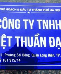 biển tên công ty